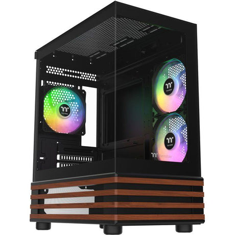 THERMALTAKE - CA-1Z4-00M1WN-WS - View 170 WS ARGB - Boitier PC sans alimentation - Mini tour - Format Micro-ATX - Noir