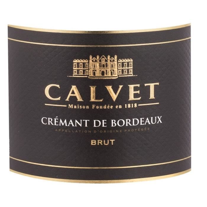 Calvet 2024 Crémant de Bordeaux Brut - Vin blanc de Bordeaux