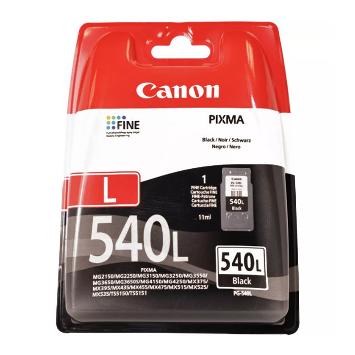 Cartouche d'encre - CANON - PG-540L (5224B001) - Noir -  11 ml
