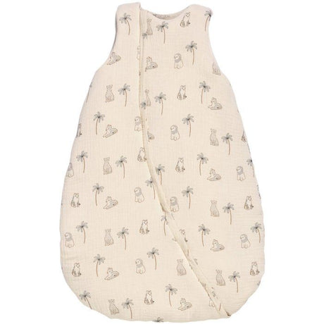 Douillette naissance - CANDIDE - 70 cm - 3/9 mois - Blanc imprimé lange tigre