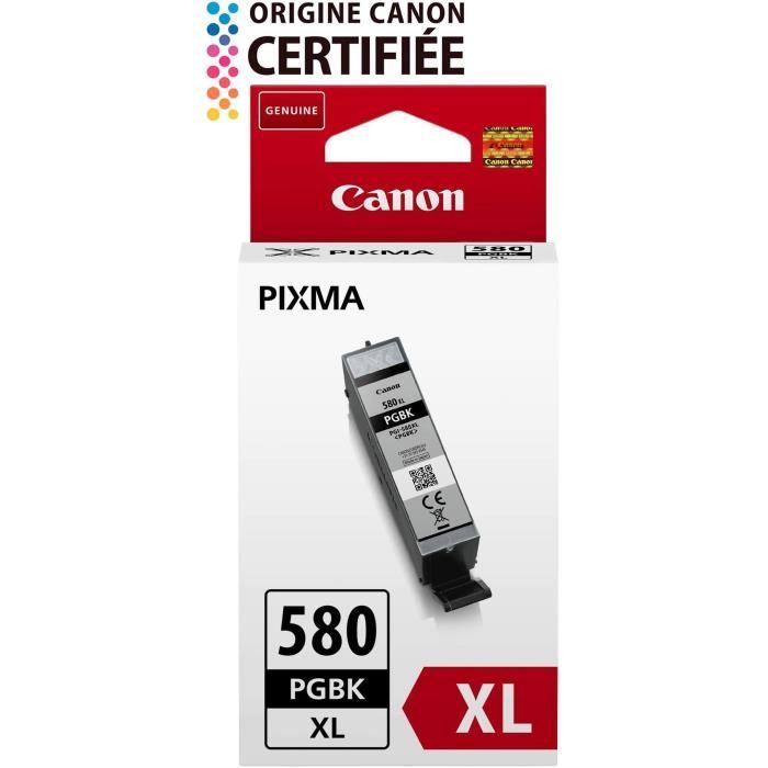 Cartouche d'encre - CANON - PGI-580PGBK XL (2024C001) - Noir - 18.5 ml