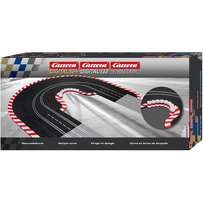 Accessoires de circuit électrique - CARRERA Digital 132 - Extension virage en épingle - Des 8 ans
