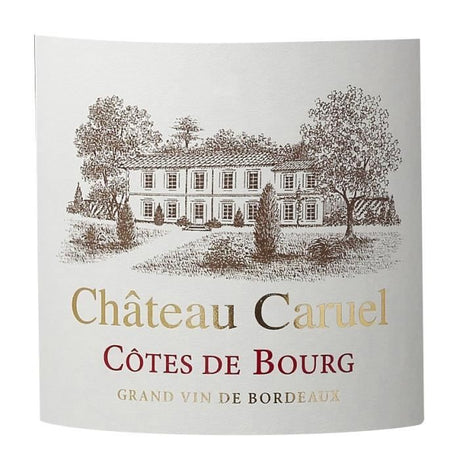 Château Caruel 2019 Côtes de Bourg - Vin rouge de Bordeaux