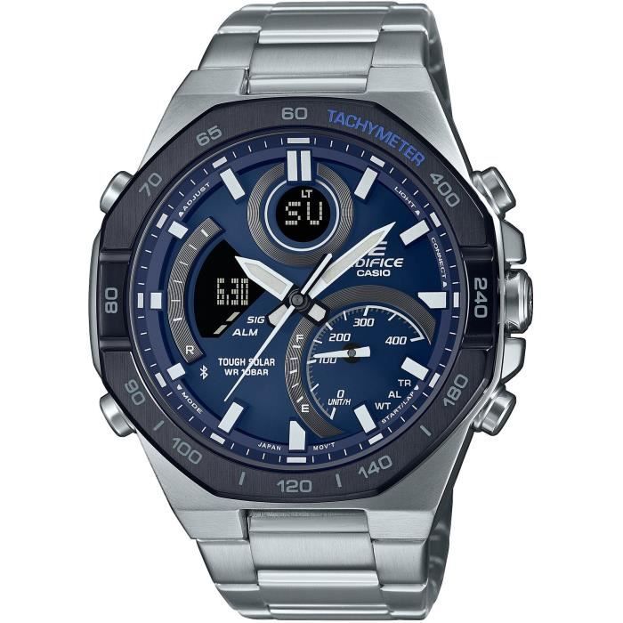Montre - CASIO - ECB-950DB-2AEF - 51,2mm - Bluetooth - Solaire - Étanche 10 bars