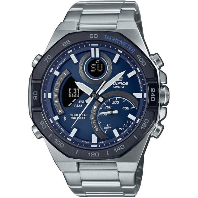 Montre - CASIO - ECB-950DB-2AEF - 51,2mm - Bluetooth - Solaire - Étanche 10 bars