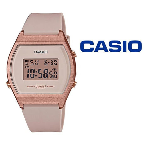 Montre Femme CASIO Collection Rose - Étanche 3 ATM - Chronometre - Compte a rebours - Alarme