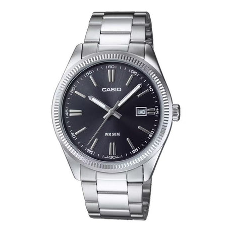 Montre Homme - CASIO - Collection Mtp-1302d-1a1vef - Aiguilles fluorescentes - Verre minéral - Etanche 5 Atm