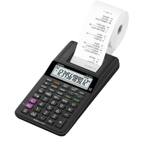 Calculatrice imprimante - CASIO - HR8 RCE - Portable - Écran LCD - Alimentation par pile
