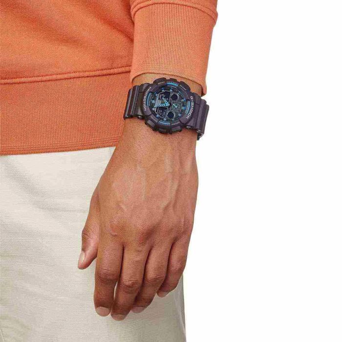 Montre - G SHOCK - GA-100-1A2ER - Résine - Étanchéité 20 Atm - Digital