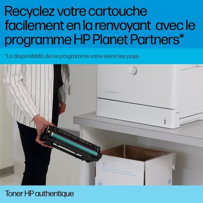 Cartouche de Toner HP 305A Cyan Authentique (CE411A) pour HP Color LaserJet Pro M351 / M375 / M451 / M475