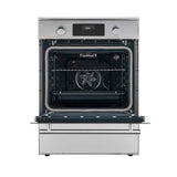 Cuisiniere induction - CONTINENTAL EDISON - CECI60FPS - 3 feux - L60 x H85 x P60 cm - Silver