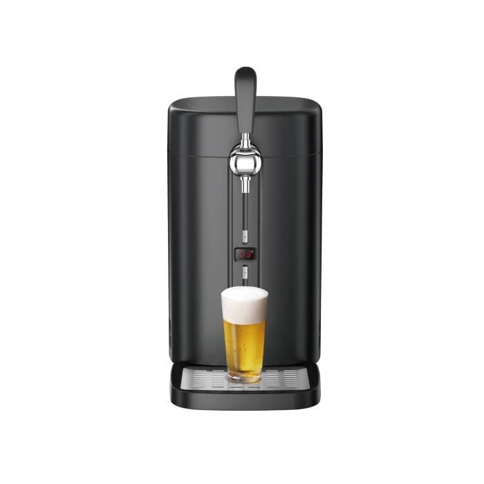 Tireuse a biere 5L - CONTINENTAL EDISON CEMB5B4 - Noir - 60 W - Compatible avec les fűts 5L
