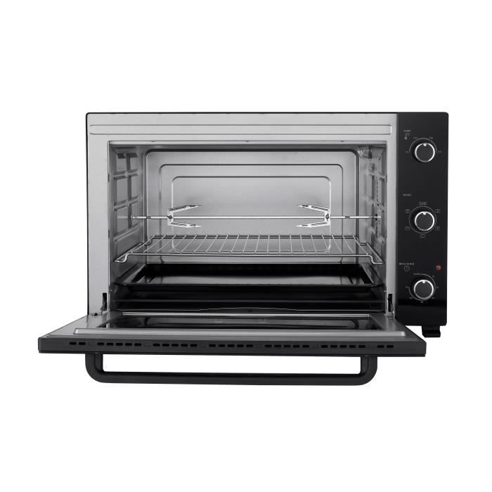 Minifour électrique -Chaleur tournante- CONTINENTAL EDISON - CEMF80B - Noir - L68 x H42,8 x P 48 cm