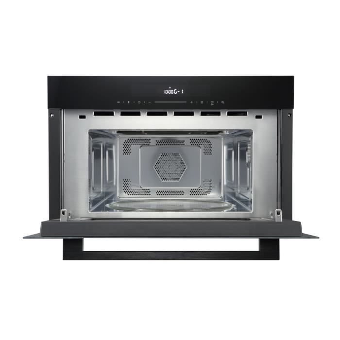 Four a micro-ondes encastrable  -  CONTINENTAL EDISON - 1450 W - 34 L -Combiné  Gril - CEMO34CEB3 - 59,5 x 38,3 x 49,2 cm - Noir