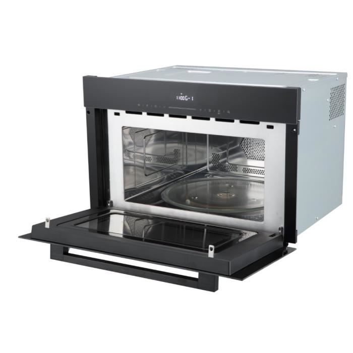 Four a micro-ondes encastrable  -  CONTINENTAL EDISON - 1450 W - 34 L -Combiné  Gril - CEMO34CEB3 - 59,5 x 38,3 x 49,2 cm - Noir
