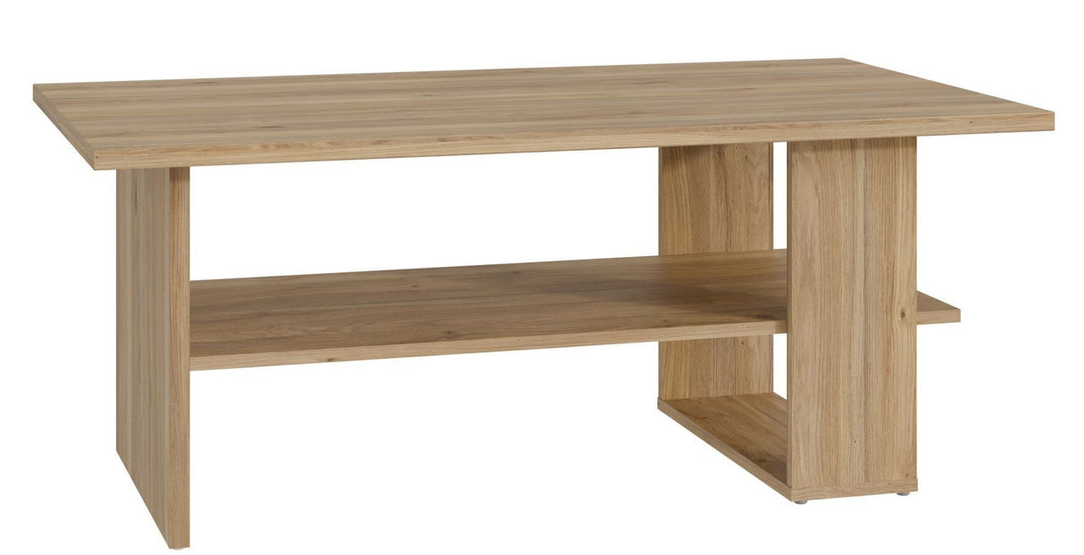 Table Basse Rectangulaire - COFFEE TABLES – Finition Chene Mauvella – 2 Plateaux – 110 × 60 × 45 cm