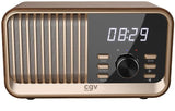 Radio FM portable - CVG - BeBop FM - Bluetooth - Batterie intégrée - Bois