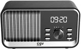 Radio FM portable - CVG - BeBop FM - Bluetooth - Batterie intégrée - Noir
