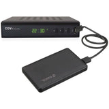 Récepteur TNT HD - CGV - ETIMO 2TC - Double tuner - Web-radio - DVB-T2 HEVC 265