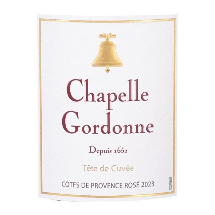 Chapelle Gordonne 2024 Côtes de Provence - Vin rosé de Provence - Bio