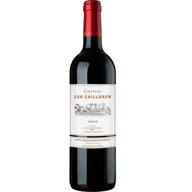 Château Les Cailleaux 2018 Blaye Côtes de Bordeaux - Vin rouge de Bordeaux