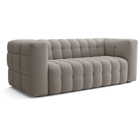Canapé fixe - 3 places - CHESTER - Tissu Beige - 212 x 105 x 76 cm