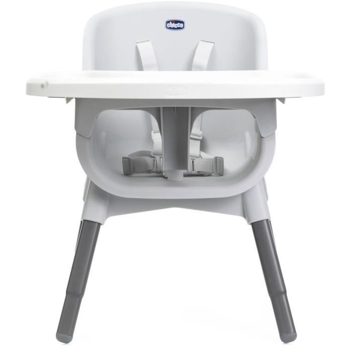 Chaise haute - CHICCO -  Zest - Des 6 mois - Gris