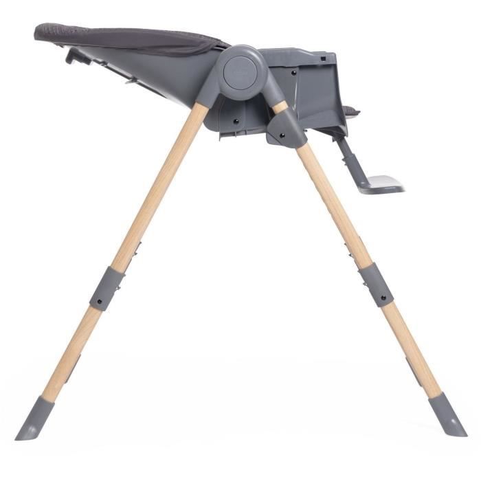 Chaise haute - CHICCO - Polly Essential - 0/3 ans - Gris Coal