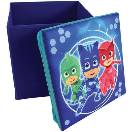 Tabouret de rangement pour enfant - FUN HOUSE - PYJAMASQUES - 30 x 30 x 30 cm
