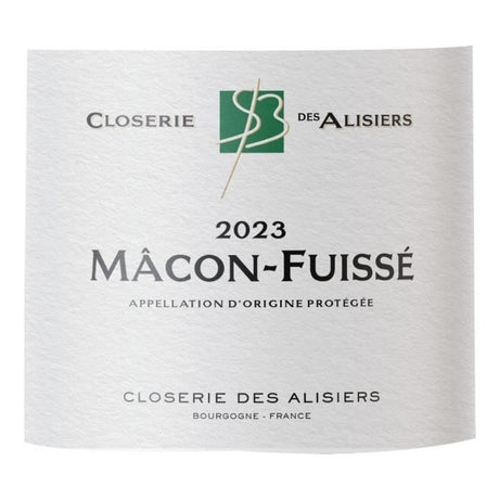 Closerie des Alisiers 2023 Mâcon-Fuissé - Vin blanc de Bourgogne