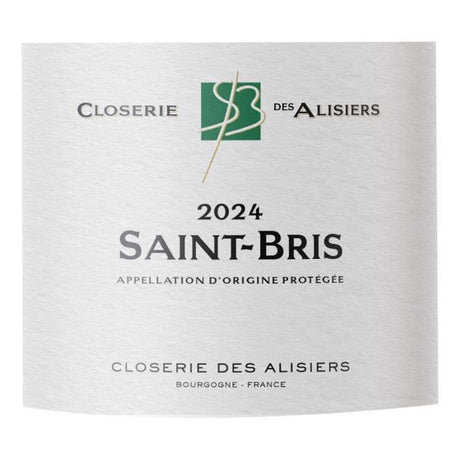 Closerie des Alisiers 2024 Saint-Bris - Vin blanc de Bourgogne