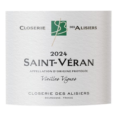 Closerie des Alisiers Vieilles Vignes 2024 Saint-Véran - Vin blanc de Bourgogne