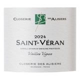 Closerie des Alisiers Vieilles Vignes 2024 Saint-Véran - Vin blanc de Bourgogne
