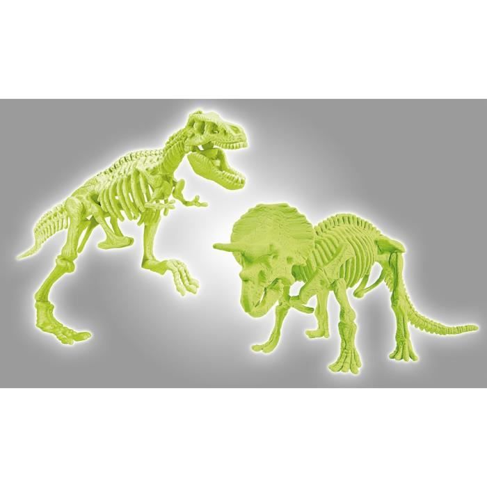 Clementoni - Science & Jeu - Archéo Ludic - T-Rex & Tricératops