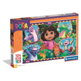 CLEMENTONI - 104 pieces Maxi - Dora