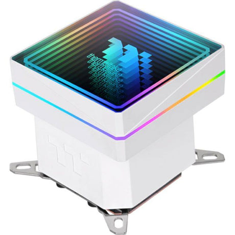 THERMALTAKE - TH360 V3 A-RGB Sync Snow - CL-W468-PL12SW-A - Watercooling AIO - Ventilateur 1x 360 mm ARGB - Blanc