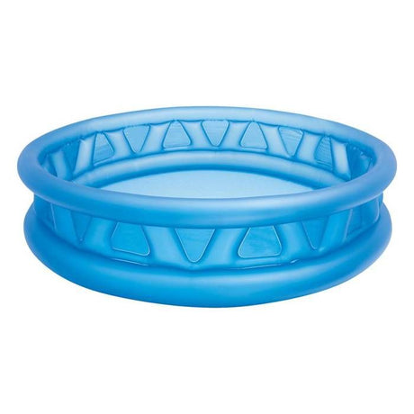 Piscine gonflable ronde Soft Side Pool pour enfant et famille - INTEX - 188x46cm - Capacité 666L - Bleu