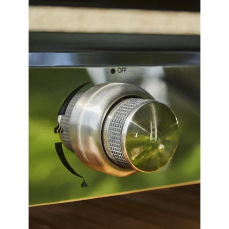 COOKING BOX Plancha a gaz BRASILIA - 4 feux - 10kW - 84x41x24,5 cm - Tout inox - Surface cuisson: 84x34 cm