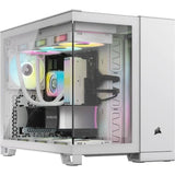 Boîtier PC - CORSAIR - CC-9011266-WW - 2500X - Micro ATX - Dual Chamber - PC Case - White
