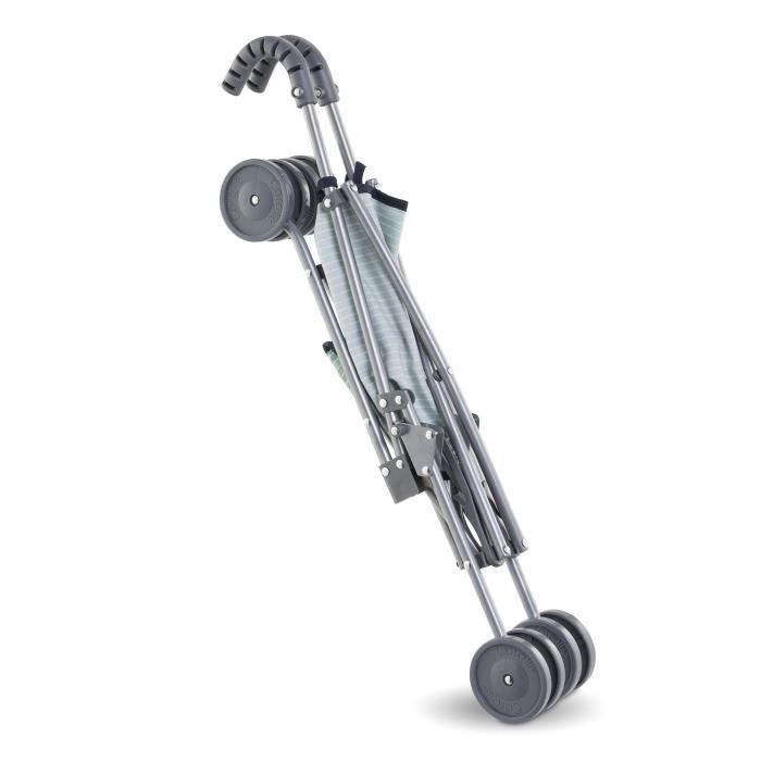 Poussette canne - COROLLE - Sauge - Légere - Pliable - Pour poupons 36/52 cm
