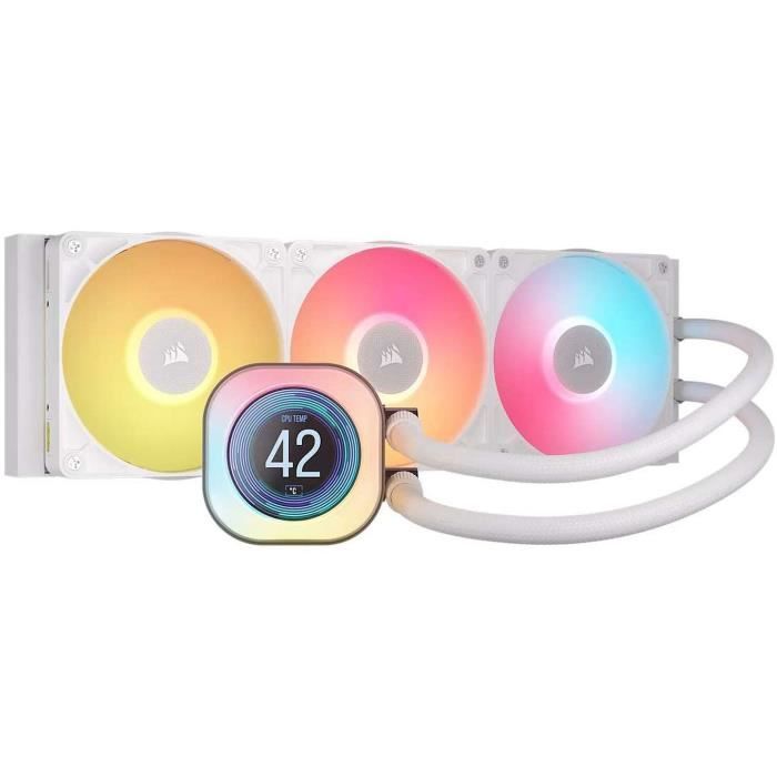 Refroidissement PC - CORSAIR - CW-9061026-WW - iCUE LINK TITAN 360 RX LCD White AIO