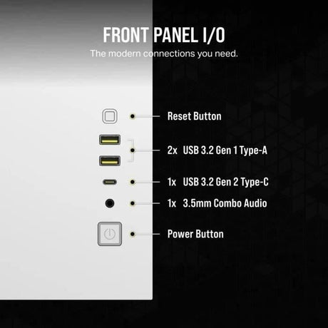 BoÓtier PC - CORSAIR - CC-9011268-WW - 2500X - Blanc