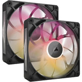 Refroidissement PC - CORSAIR - CO-9051036-WW - Kit de dťmarrage ventilateurs iCUE LINK RX140 RGB Max Dual Fan