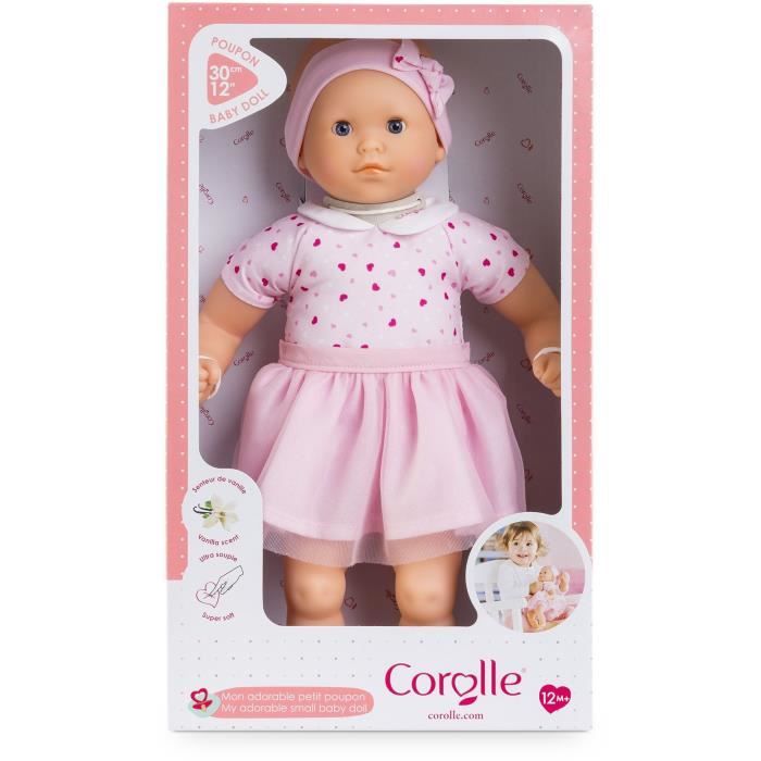 Poupon - COROLLE - Mon Adorable Petit Poupon Coeurs - 30 cm - des 12 mois