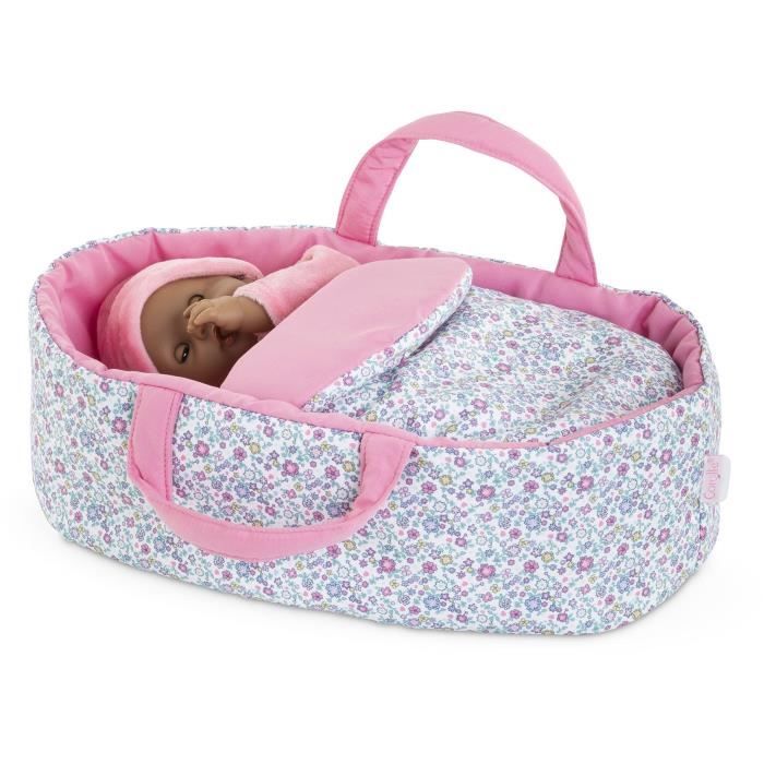 Accessoires poupons - COROLLE - Couffin Floral - pour poupon 30 cm - des 18 mois