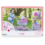 Accessoires poupons - COROLLE - Landau Floral - pour poupons 36 a 52 cm - des 3 ans