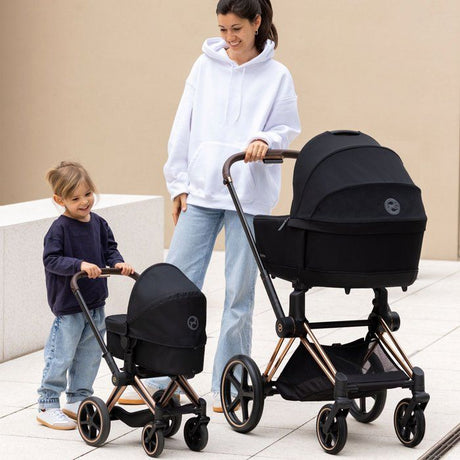 Landau 3-en-1 - COROLLE - Cybex Priam - Pour poupons de 36 a 42 cm - Gris - Des 3 ans