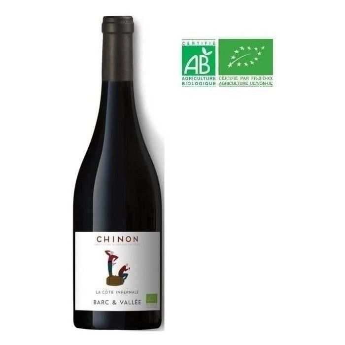 La côte infernale  Chinon - Vin rouge de Loire Bio 2022