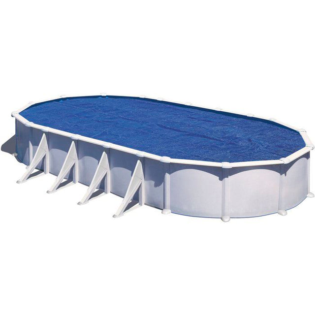 Bâche été a bulles - GRE - 180 µ - Piscine 8,10 x 4,70 m - Pour piscine acier/résine, tubulaire ou auto portante