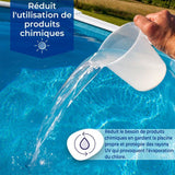 Bâche été a bulles - GRE - 180 µ - Piscine 8,10 x 4,70 m - Pour piscine acier/résine, tubulaire ou auto portante